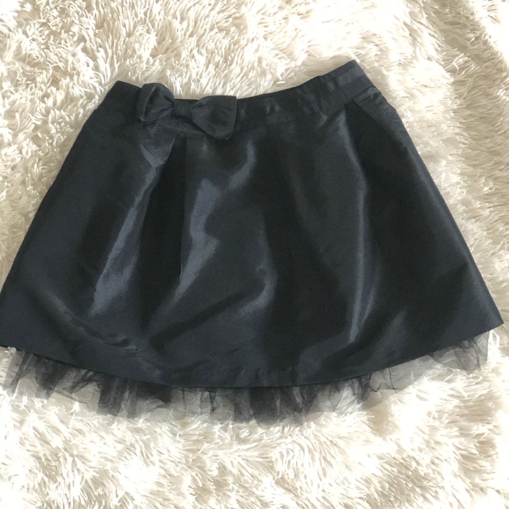 Candies Black Bow Skirt